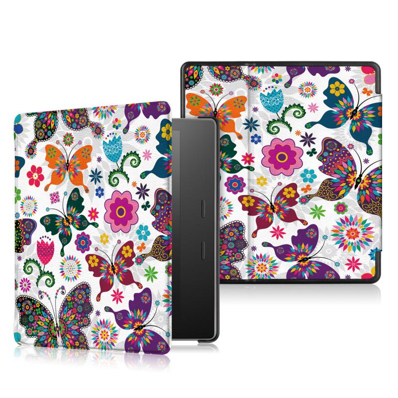 Kindle Oasis 2-3 generáció Védőtok Pillangó-virág
