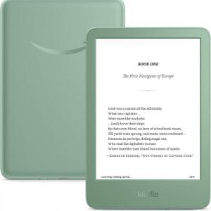Amazon Kindle (2024) 16GB Ebook olvasó Matcha (Zöld) Reklámmentes bontott doboz