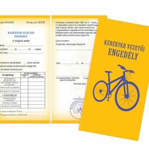Bizonyítvány  Kerékpár vezetői engedély