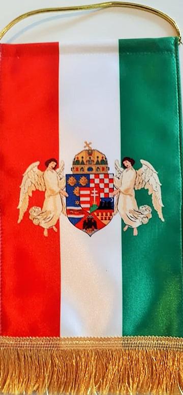 Zászló 2.(magyar címer angyalokkal)