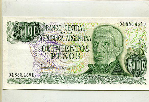 Argentína 500 Pesos bankjegy (UNC) 1977-1982