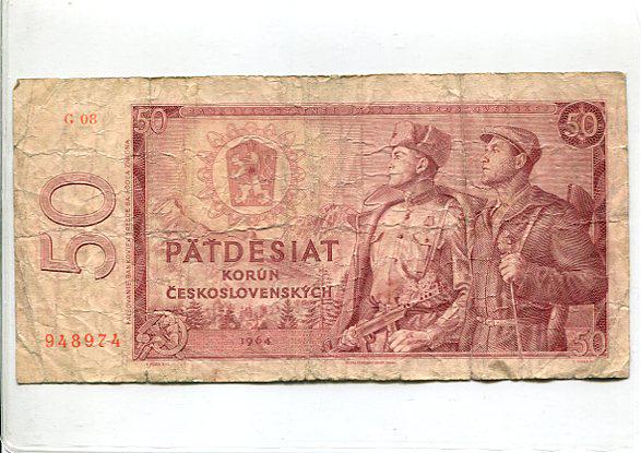 Csehszlovákia 50 korona (1964)