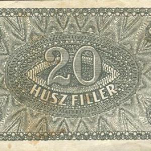 20 fillér (1920) magas sorszám