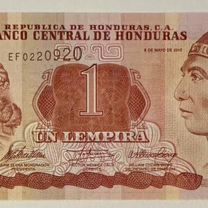 Honduras 1 lempira bankjegy (UNC) 2000