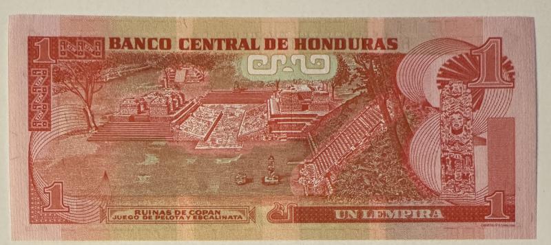 Honduras 1 lempira bankjegy (UNC) 2000