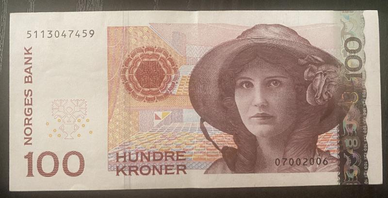 Norvégia 100 korona II. (1995)