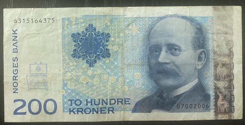 Norvégia 200 korona (1994)