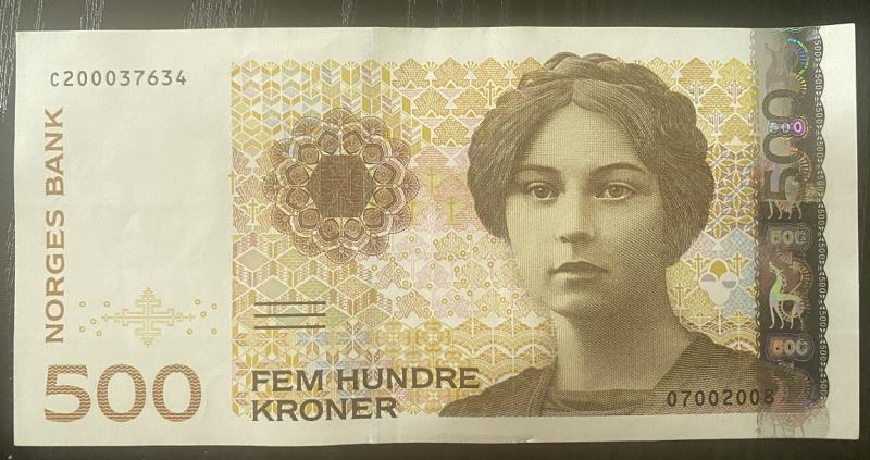 Norvégia 500 korona (1999)