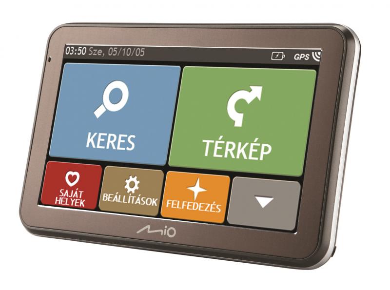 Mio Spirit 7100 LM TELJES EURóPA TÉRKÉPPEL 5,0" Élettartam térkép frissítéssel GPS navigáció