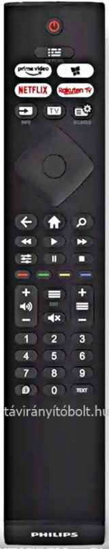 398GF10BEPH05T EREDETI PHILIPS 996592300306 Remote Philips BRC0984510/01 English IR