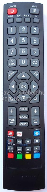 43/134M-GB-11B, BLAUPUNKT SMART, NETFLIX, YOUTUBE, TÁVIRÁNYÍTÓ