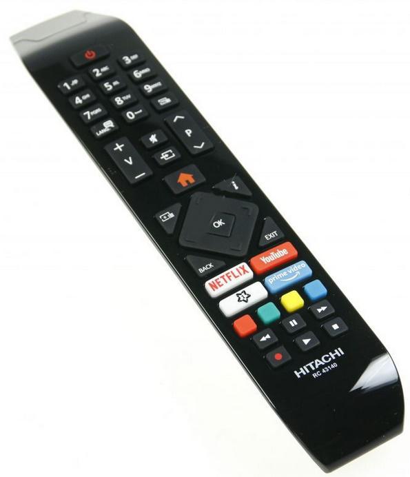 43HK5600, 43HK5100,  EREDETI GYÁRI HITACHI SMART TÁVIRÁNYÍTÓ FEHÉR (utolsó darab raktáron)