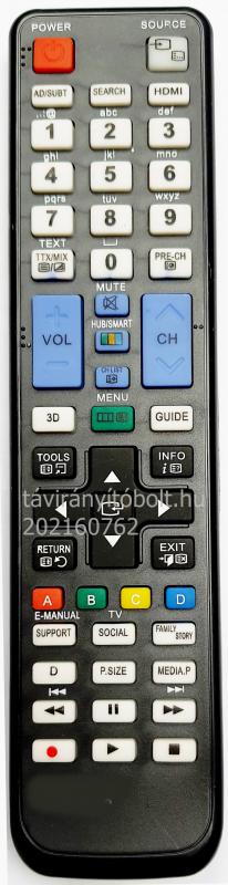 AA5900507A, AA59-00507A, TM1050, 3D, SMART, SAMSUNG TÁVIRÁNYÍTÓ