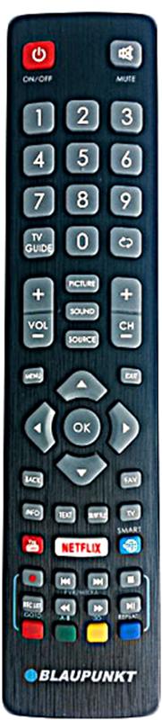 BLAUPNKT EREDETI TÁVIRÁNYÍTÓ NETLIX YOUTUBE