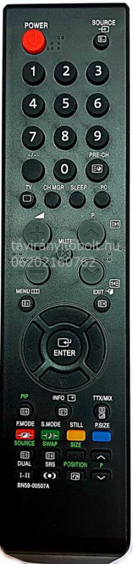 BN59-00507A, BN5900507A SAMSUNG TÁVIRÁNYÍTÓ