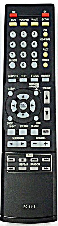 DENON RC-1115 - utángyártott távirányító, AVR-390, AVR390.