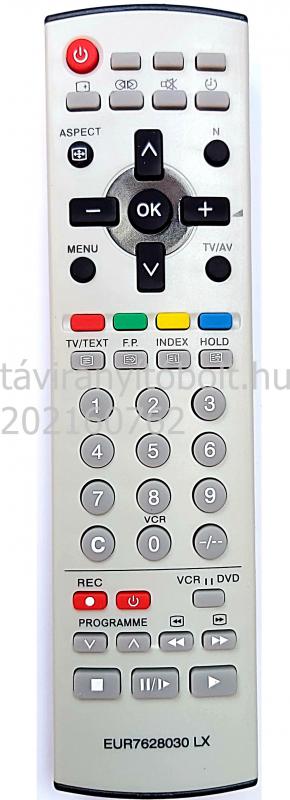 EUR7628010, EUR7628010 AREUR-7628030, EUR7628030  AR, PANASONIC TXT TÁVIRÁNYÍTÓ UTÁNGYÁRTOTT