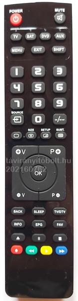 HISENSE ER-00016, ER00016 TÁVIRÁNYÍTÓ L\ER-00016 HISENSE TÁVIRÁNYÍTÓ