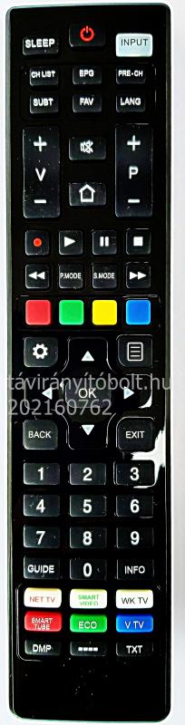 HISENSE TÁVIRÁNYÍTÓ SMART, NETFLIX, YOUTUBE, ELALVÁS FUNKCIÓ,