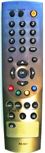 Humax Digi+ III Beltéri Humax RS-501 RS501 távirányító