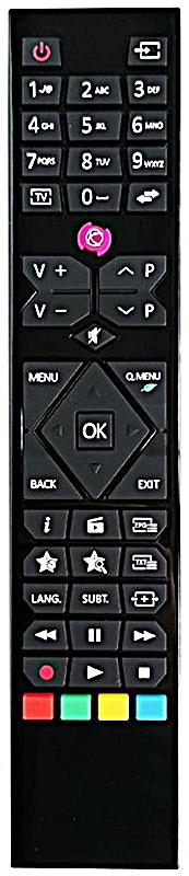 JVC LT-32VF43J, LT-32VF43J JVC GYÁRI TÁVIRÁNYÍTÓ, R/C A48105 Fernbedienung Black JVC, ITT, Telefunken, Bush, Toshiba