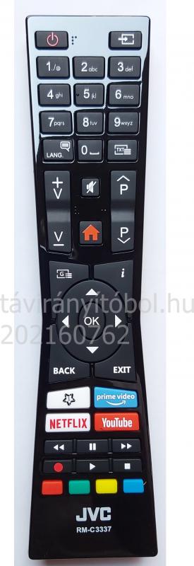 JVC R/C A2 43100  JVC RM-C3331, RM-C3331, RM-C3337, RMC3337,  RM-C338, RMC338,BLACK