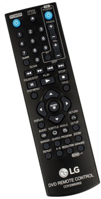 LG 6711R1N210C - eredeti gyári távirányító, DV8631C, DVX298, DVX298H.