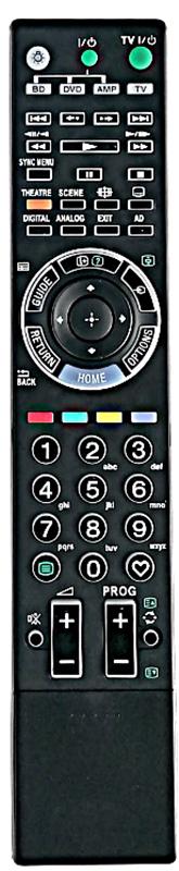 RM-ED047, RM-ED019, RMED047, RMED019, SONY TÁVIRÁNYÍTÓ KÉK HÁTTÉRVILÁGÍTÁSSAL