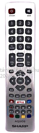 SHARP AQUOS EREDETI GYÁRI RÁDIÓHULLÁMÚ TÁVIRÁNYÍTÓ