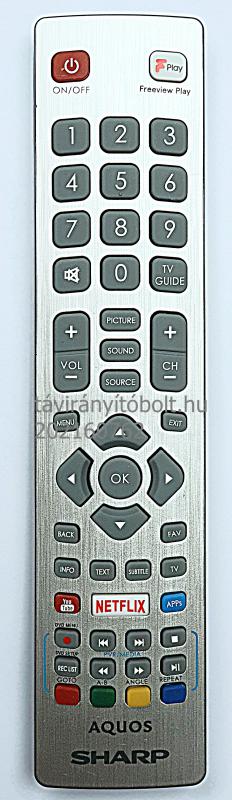 SHW/RMC/0121, SHARP AQUOS EREDETI GYÁRI TÁVIRÁNYÍTÓ