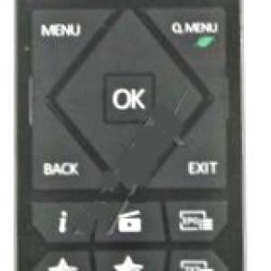 JVC LT-32VF43J, LT-32VF43J JVC UTÁNGYÁRTOTT TÁVIRÁNYÍTÓ