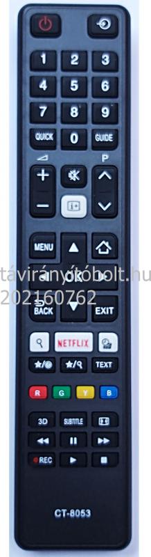 TOSHIBA CT-8053, CT8053, NETFLIX 3D TÁVIRÁNYÍTÓ