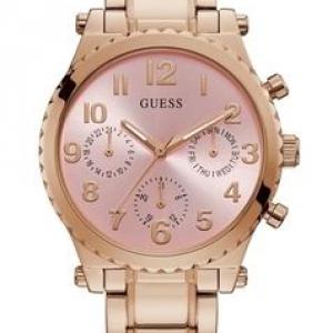 GUESS GWEN GW0035L3 Női karóra Rozé fémszíjas