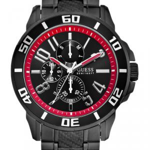 GUESS RACER W18550G1 Férfi karóra fekete fémszíjas