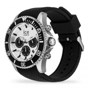 ICE WATCH STEEL BLACK SILVER CHRONO 016302 Férfi Karóra