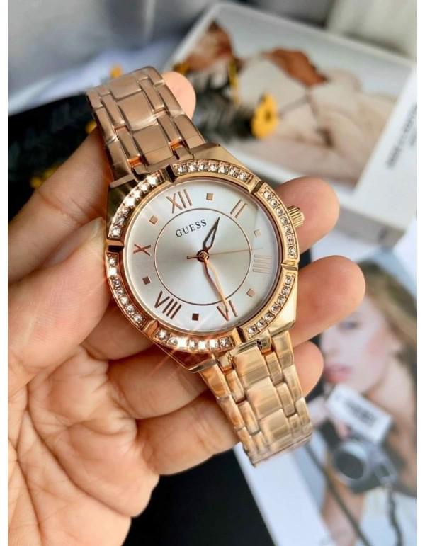 GUESS COSMO Női Karóra GW0033L3 Rosé fémszíjas
