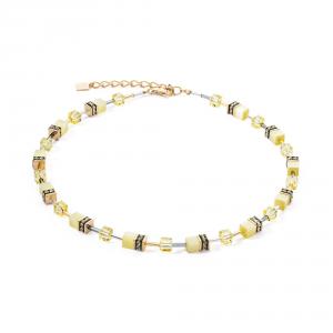 Coeur de Lion 4020-10-0120 nyaklánc  A GeoCUBE® Iconic Mono Gold Necklace Yellow