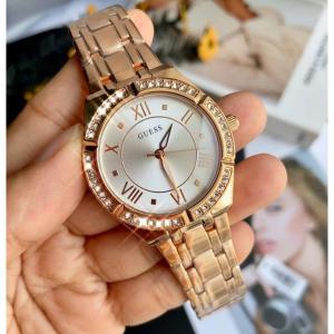 GUESS COSMO Női Karóra GW0033L3 Rosé fémszíjas