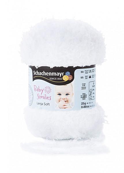 Baby Smiles Lenja Soft 25gr. fonal színkód: 1001 Fehér
