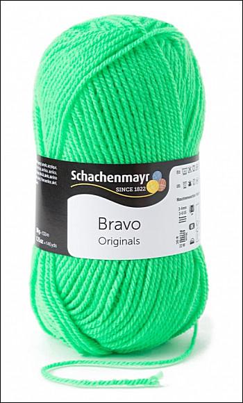 Bravo 5dkg fonal  színkód: 8233 Neon zöld