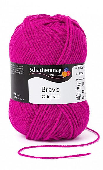 Bravo 5dkg fonal  színkód: 8350 Erős pink