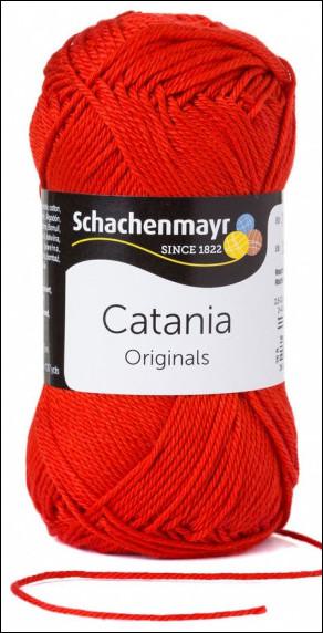 Catania pamut fonal 5dkg  színkód: 0115 piros