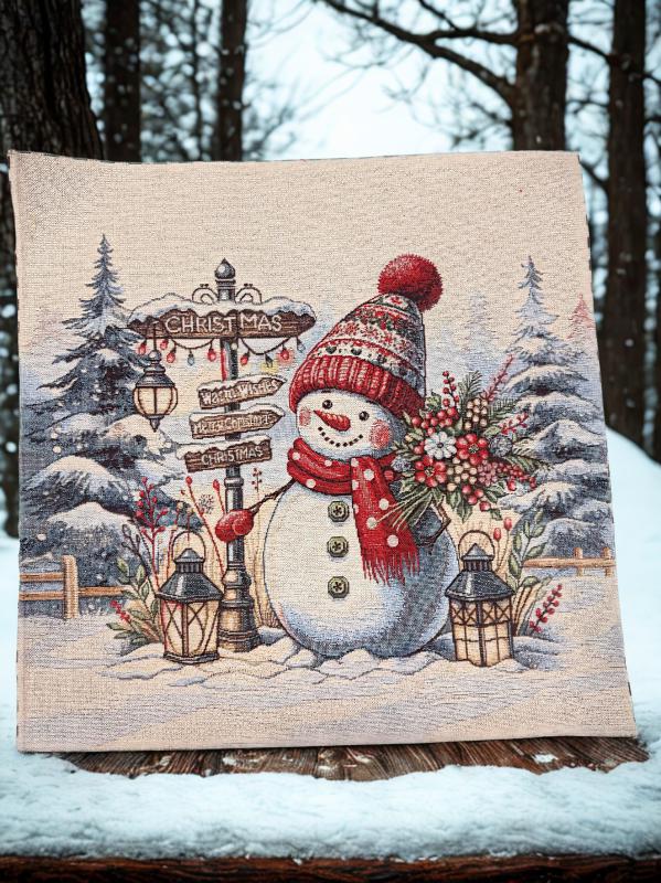 Párna Panel Hóember