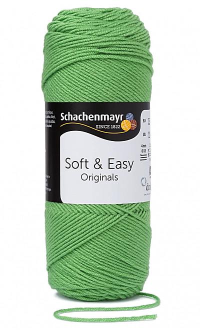 Soft & Easy 10dkg fonal színkód: 0072 almazöld