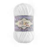 Alize Velluto 55 Fehér