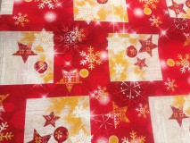 Bútorvászon Piros Díszes 140 cm