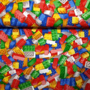 Lakástextil LEGO minták 140 cm széles