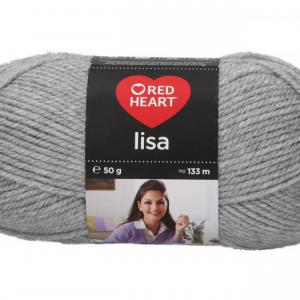 Lisa Red Heart fonal 5dkg  színkód: 5668 szürke
