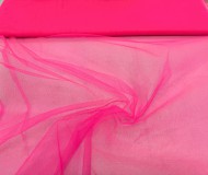 Tüll Neon Pink 140 cm széles