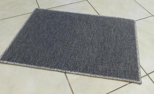 Akciós buklé lábtörlő kis szőnyeg sötétszürke kb:40x60cm